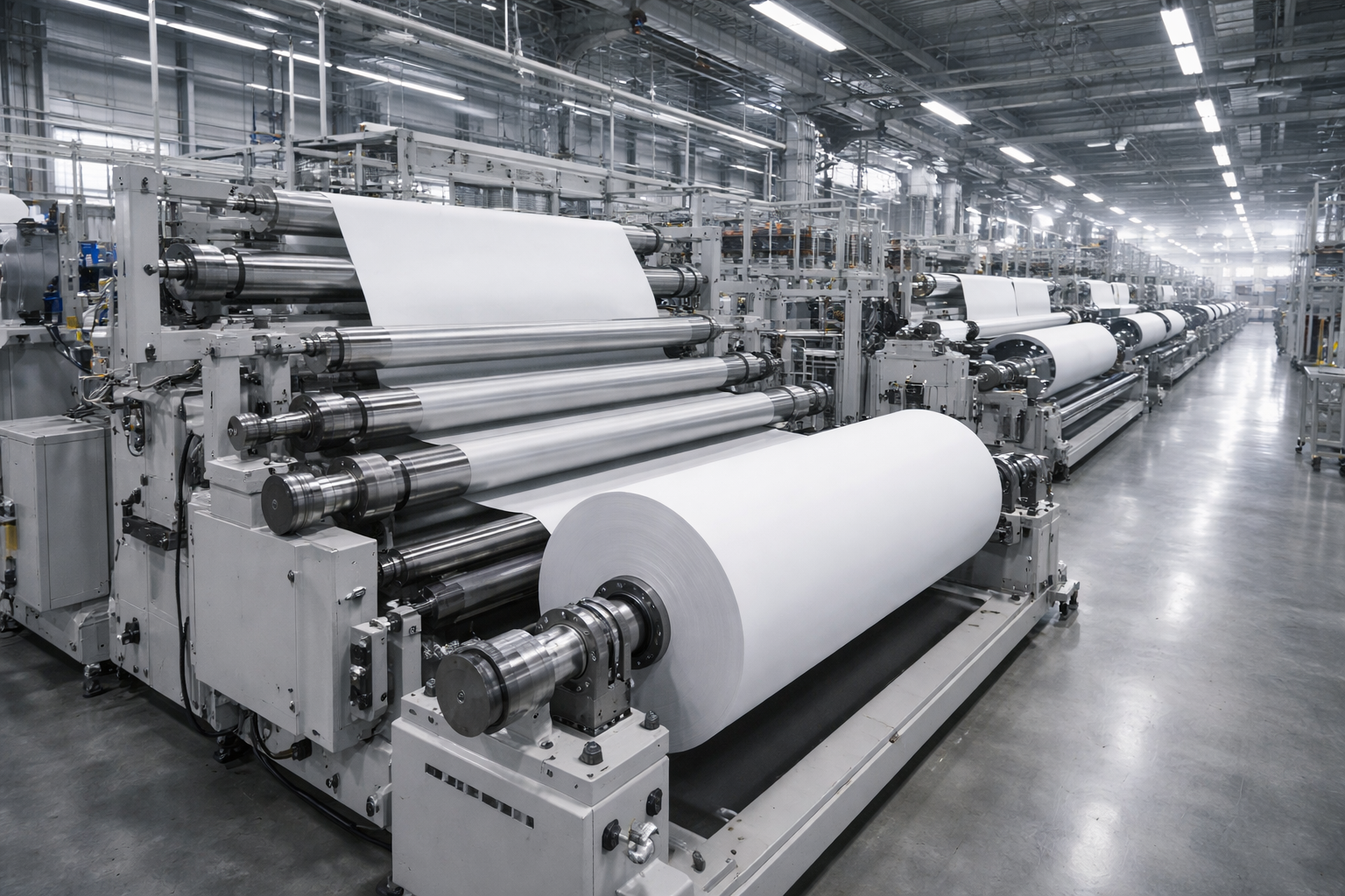 Textile and packaging bearings